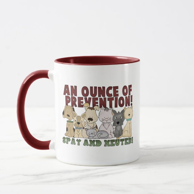 Spay and Neuter Your Pets Mug (Left)