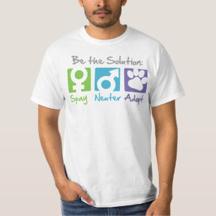 "Spay, Neuter, Adopt" T-shirt
