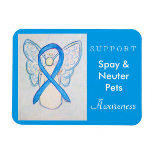 Spay & Neuter Pets Awareness Angel Custom Magnet