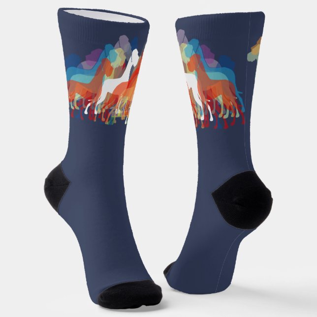 Spaziergänger Doggen Shirt Socks (Angled)