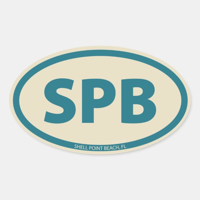 SPB Oval Sticker (Front)