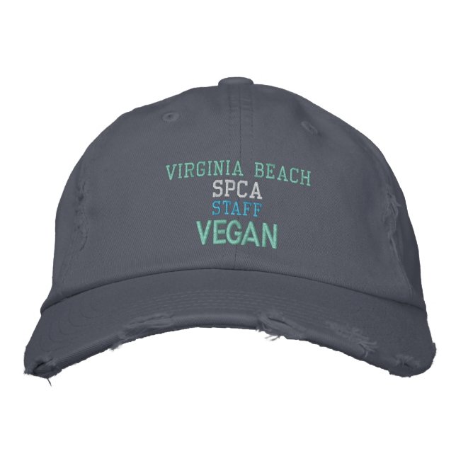 SPCA VEGAN EMBROIDERED HAT (Front)