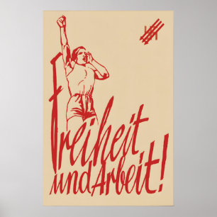 SPD Anti-Nazi Election Poster 1932 Freedom and