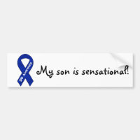 SPD My Son is Sensational Bumper Sticker