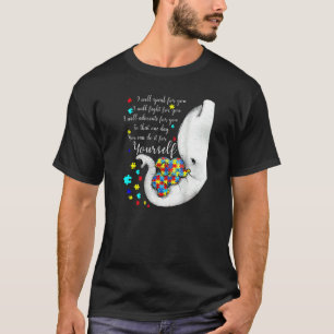 Speak For You Elephant Mum Autism Child Autism Awa T-Shirt
