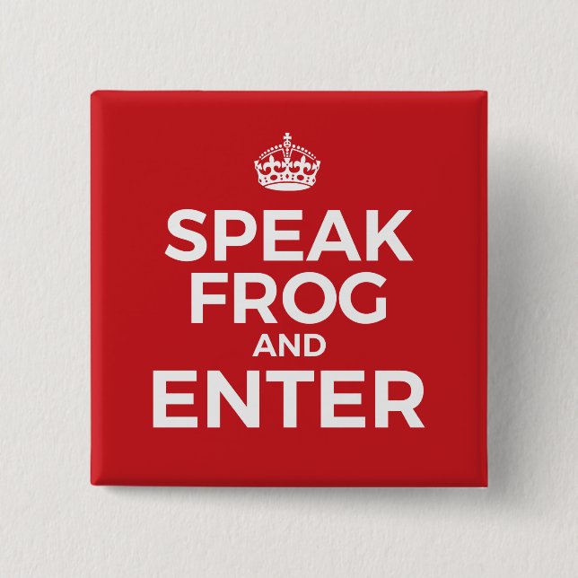 Speak Frog & Enter button (Front)
