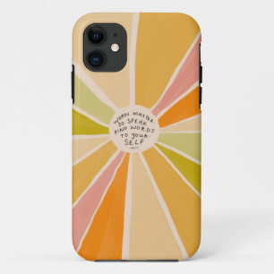 Speak Kind Words - Inspirational Positive Colourfu Case-Mate iPhone Case