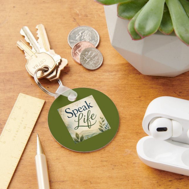 Speak Life Key Ring (Desk)