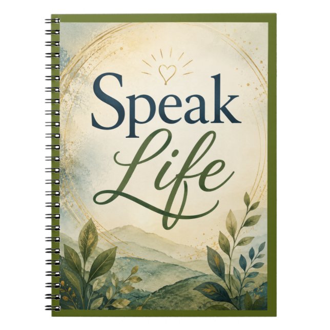 Speak Life Notebook (Front)