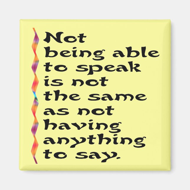 Speak Magnets (Front)