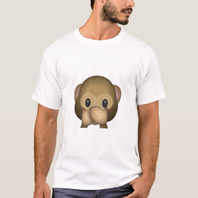 Speak No Evil Monkey T-Shirt (Front)