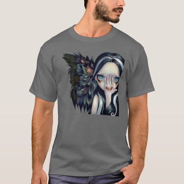 Speak No Evil SHIRT gothic angel horror surrealism (Front)