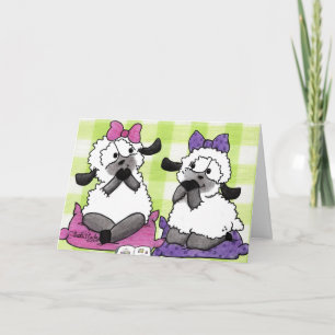 Speak Softly Lambs Card