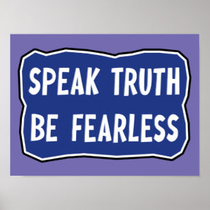 Speak Truth Be Fearless Poster