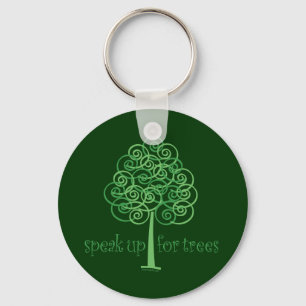 Speak Up for Trees - Tree Hugger Key Ring