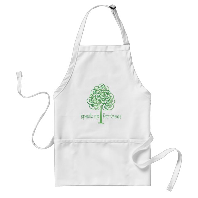 Speak Up for Trees - Tree Hugger Standard Apron (Front)
