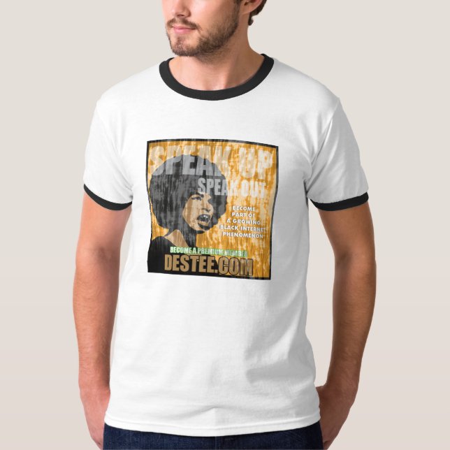 Speak Up Men's T-Shirts (Front)
