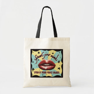 Speak Your Mind, Voting, Activist Tote Bag
