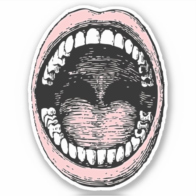 Speak Your Mind with Our Witty Open Mouth (Front)
