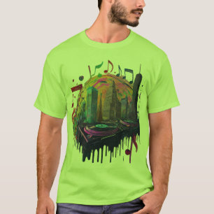 Speakeasy Soundwaves: Retro Beats, Modern Grooves T-Shirt