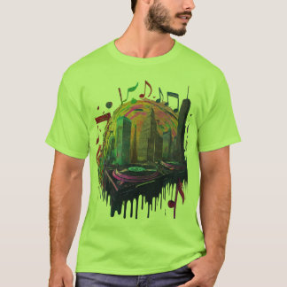 Speakeasy Soundwaves: Retro Beats, Modern Grooves T-Shirt