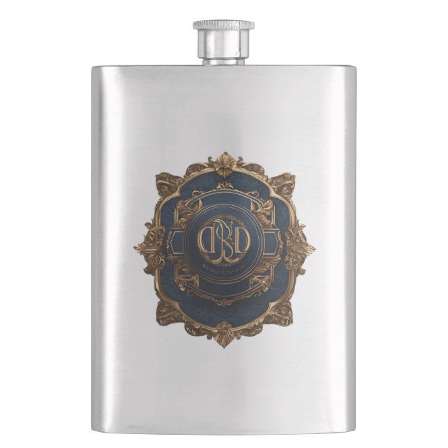 #SpeakeasyVibesClassicFlask Hip Flask (Front)