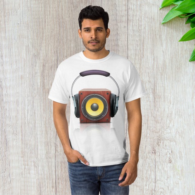 Speaker And Headphones T-Shirt (Creator Uploaded)