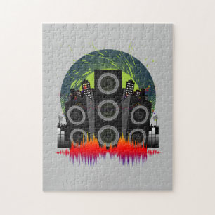 Speaker Blast Jigsaw Puzzle