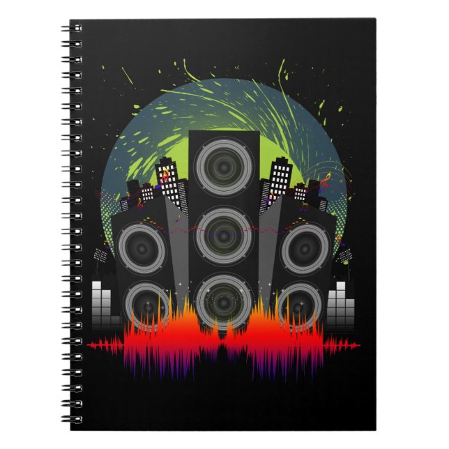 Speaker Blast Notebook (Front)