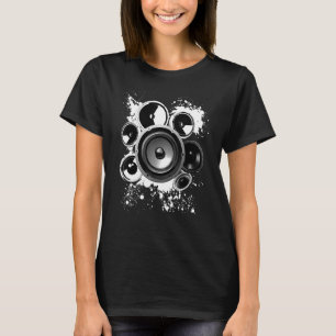 Speaker Building Electronics Sound Frequency Subwo T-Shirt