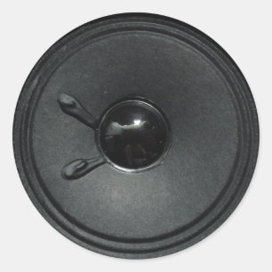 Speaker Classic Round Sticker