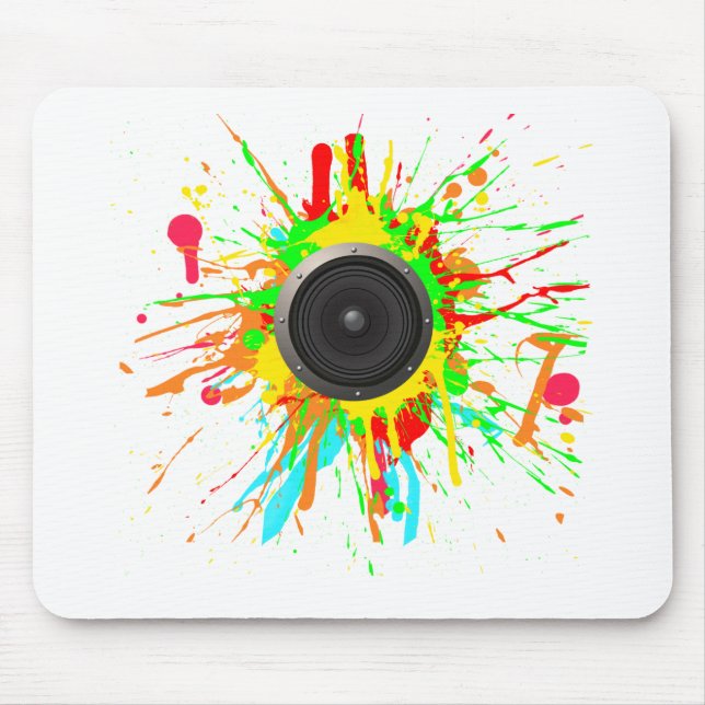 Speaker Cone Mouse Pad (Front)