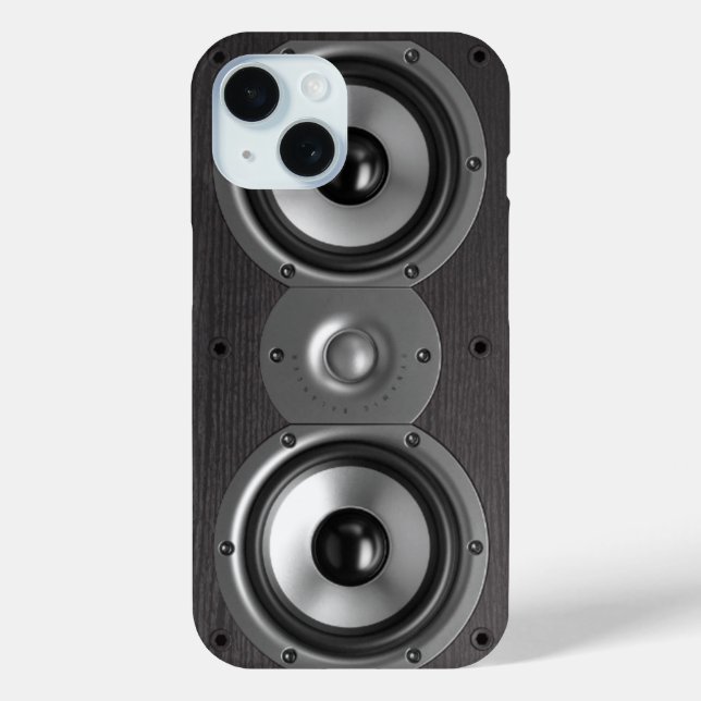 Speaker iPhone 15 Case (Back)
