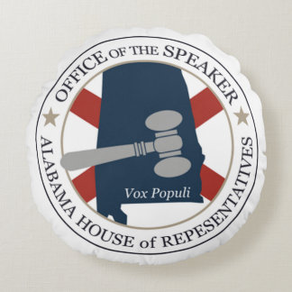 Speaker of the Alabama House of Representatives Round Cushion