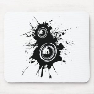 Speaker Splatter Mouse Pad