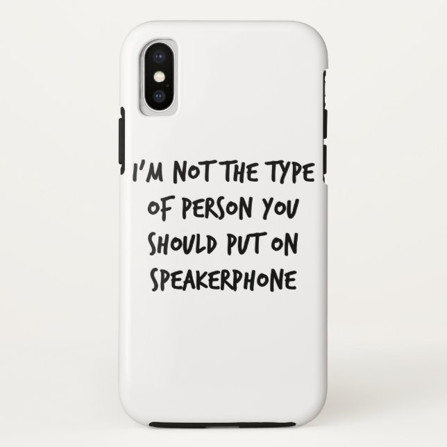 Speakerphone Case-Mate iPhone Case (Back)