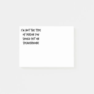 Speakerphone Post-it Notes