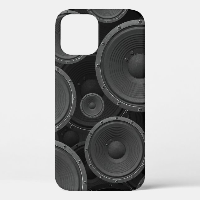 Speakers: Continuous Texture Seamless Pattern. Case-Mate iPhone Case (Back)