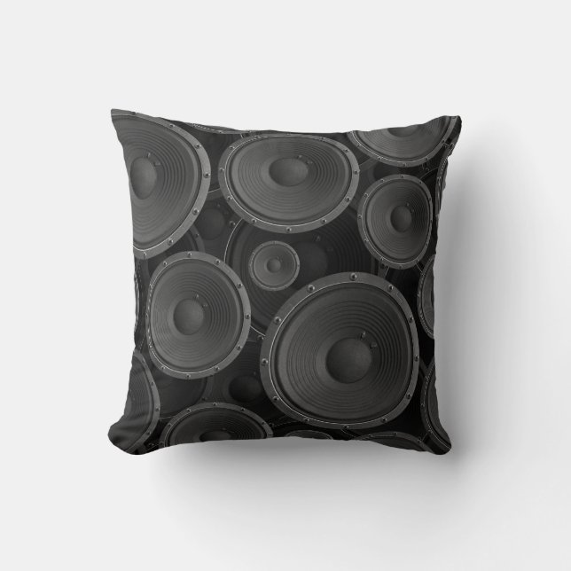 Speakers: Continuous Texture Seamless Pattern. Cushion (Front)