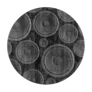 Speakers: Continuous Texture Seamless Pattern. Cutting Board