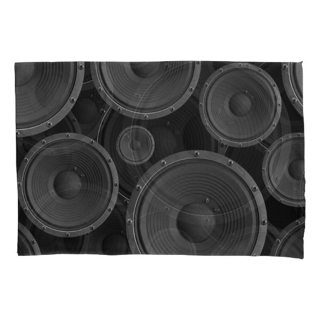 Speakers: Continuous Texture Seamless Pattern. Pillowcase (Front)