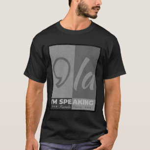 Speaking Comma La Funny Quote Kamala Harris 2024  T-Shirt