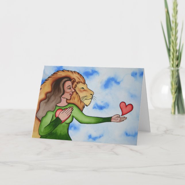 Speaking From the Heart with Love and Courage Card (Front)