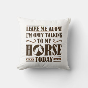 Speaking To My Horse Cushion