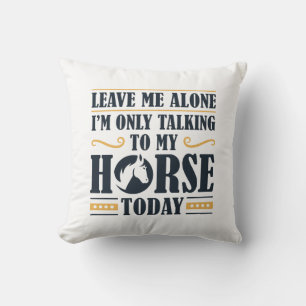 Speaking To My Horse Cushion