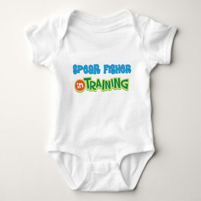 Spear Fisher in Training Kids Shirt (Front)