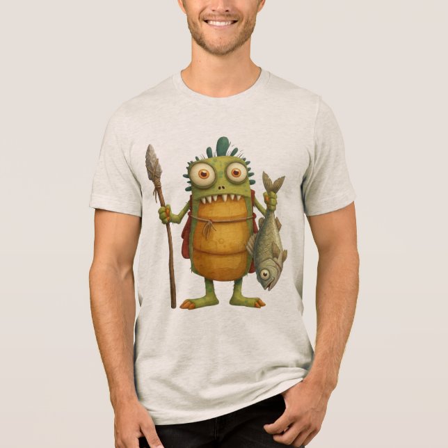 Spear Man Tri-Blend Shirt (Front)
