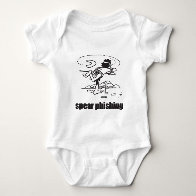 Spear Phishing Baby Bodysuit (Front)