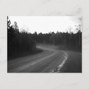Spearfish Canyon Hail Fog After Storm Postcard