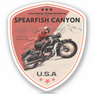 Spearfish canyon motorcycle ride Sturgis Black hil
